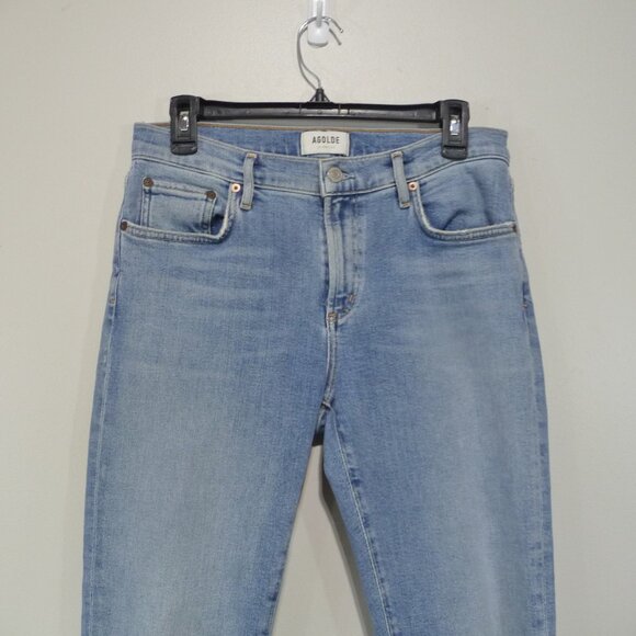 AGOLDE Toni Mid Rise Straight Jeans SIZE 28 - Picture 3 of 8